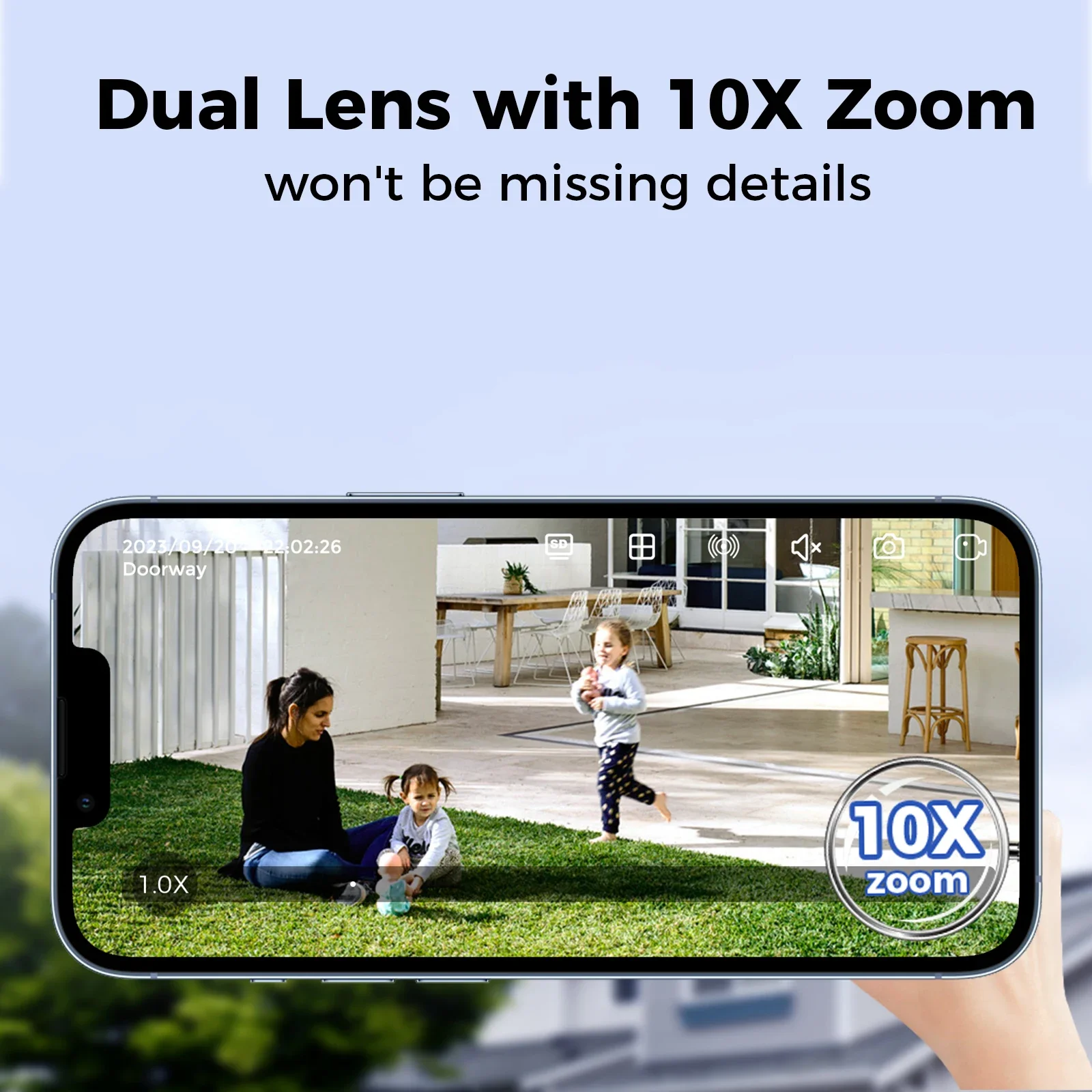 2026 5X optical zoom 5MP 12 In - Home Security Outdoor บทวิจารณ์และราคา
