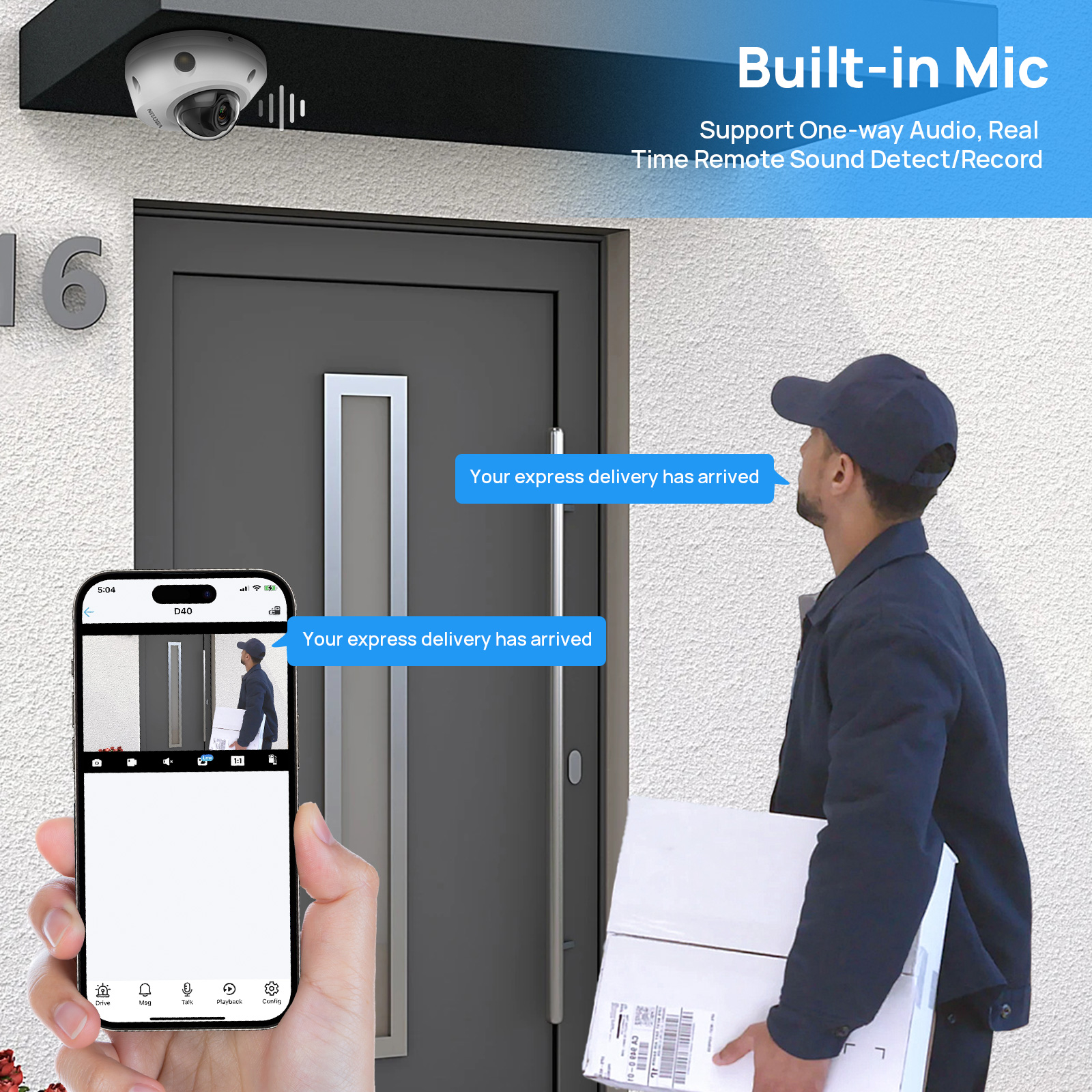Hikvision Compatible 4K 8MP IR - Home Security Hikvision บทวิจารณ์และราคา