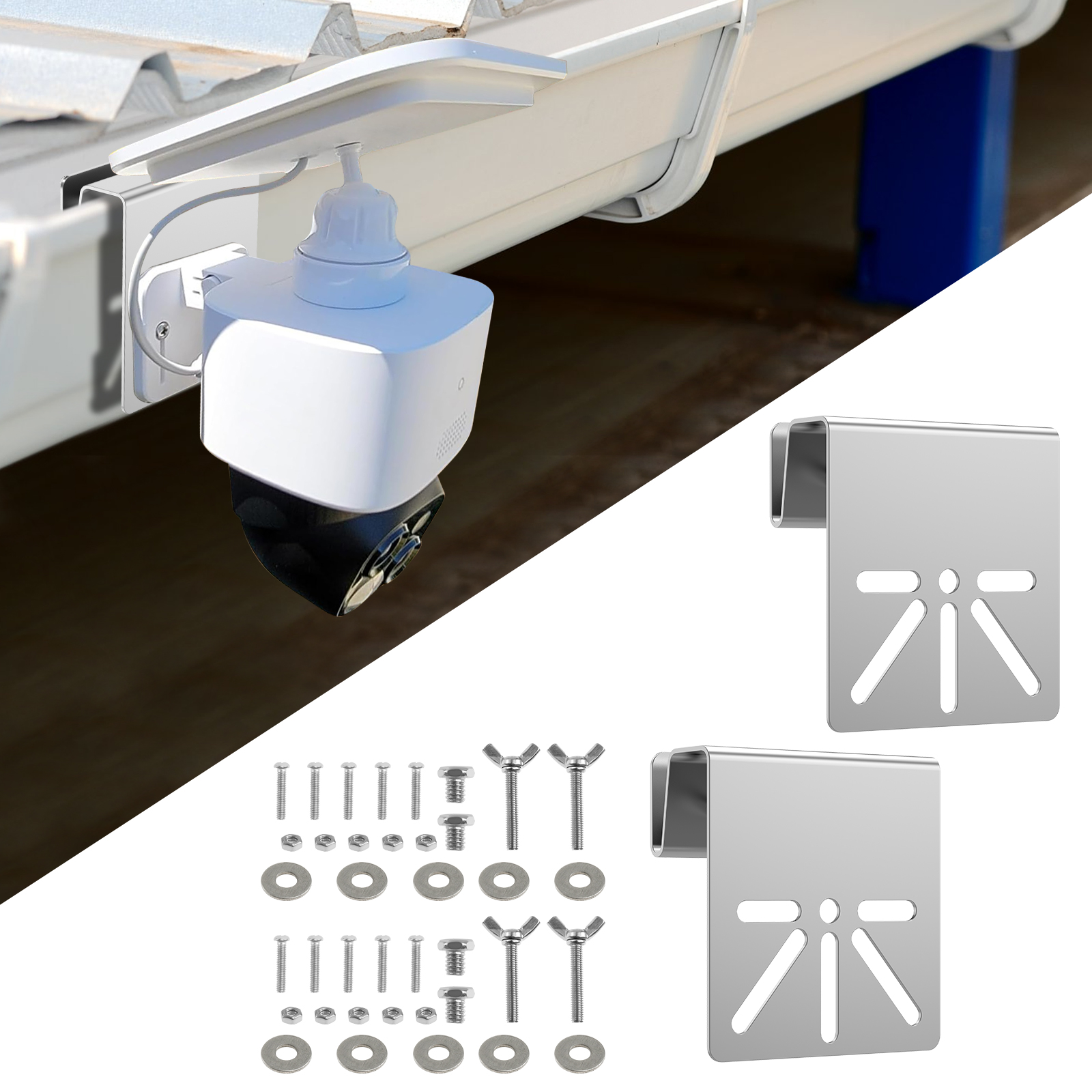 Metal Gutter Mount Bracket For - Home Security Eufy บทวิจารณ์และราคา