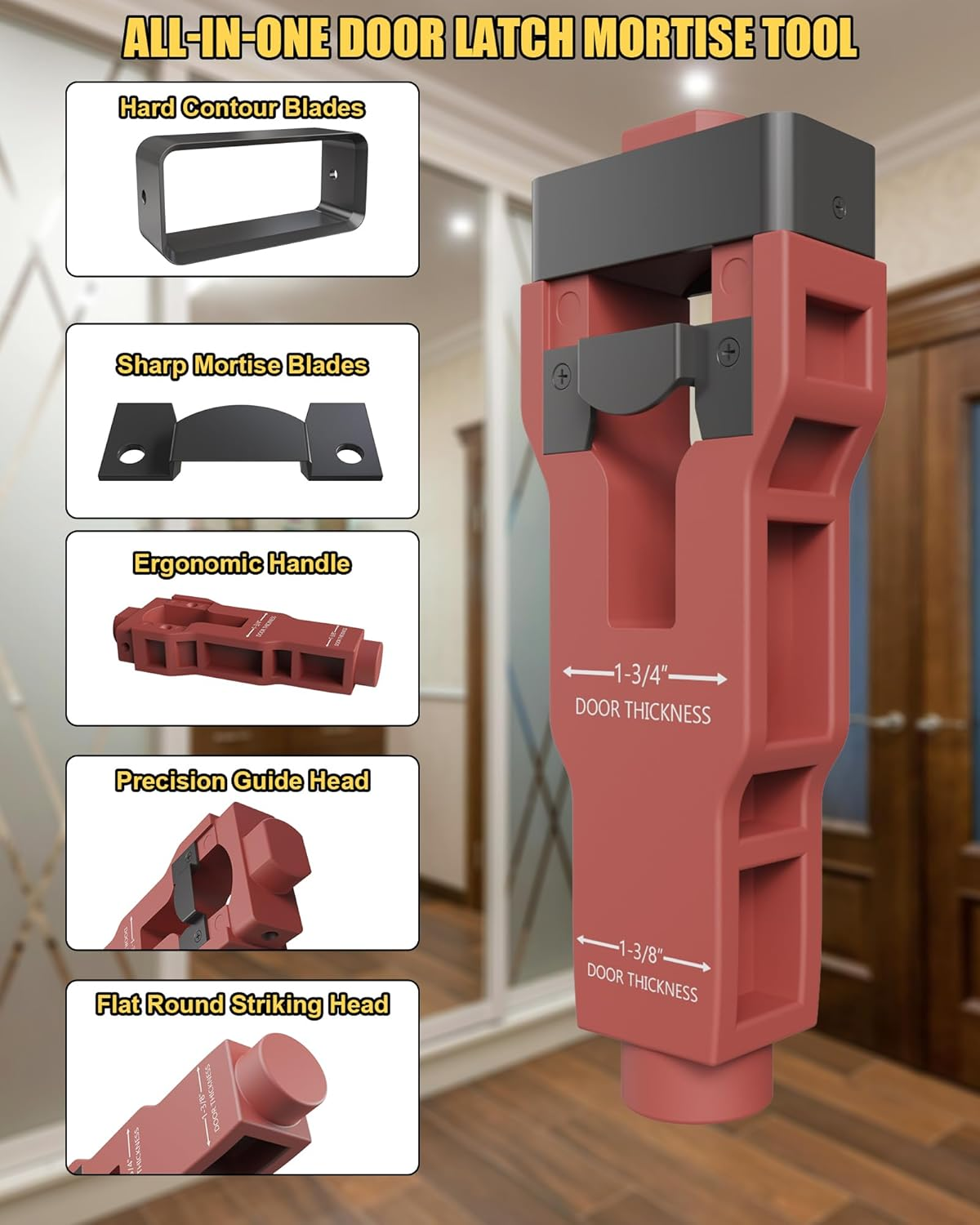 Door Latch Mortise Tool, Door  - Home Security Tapo บทวิจารณ์และราคา
