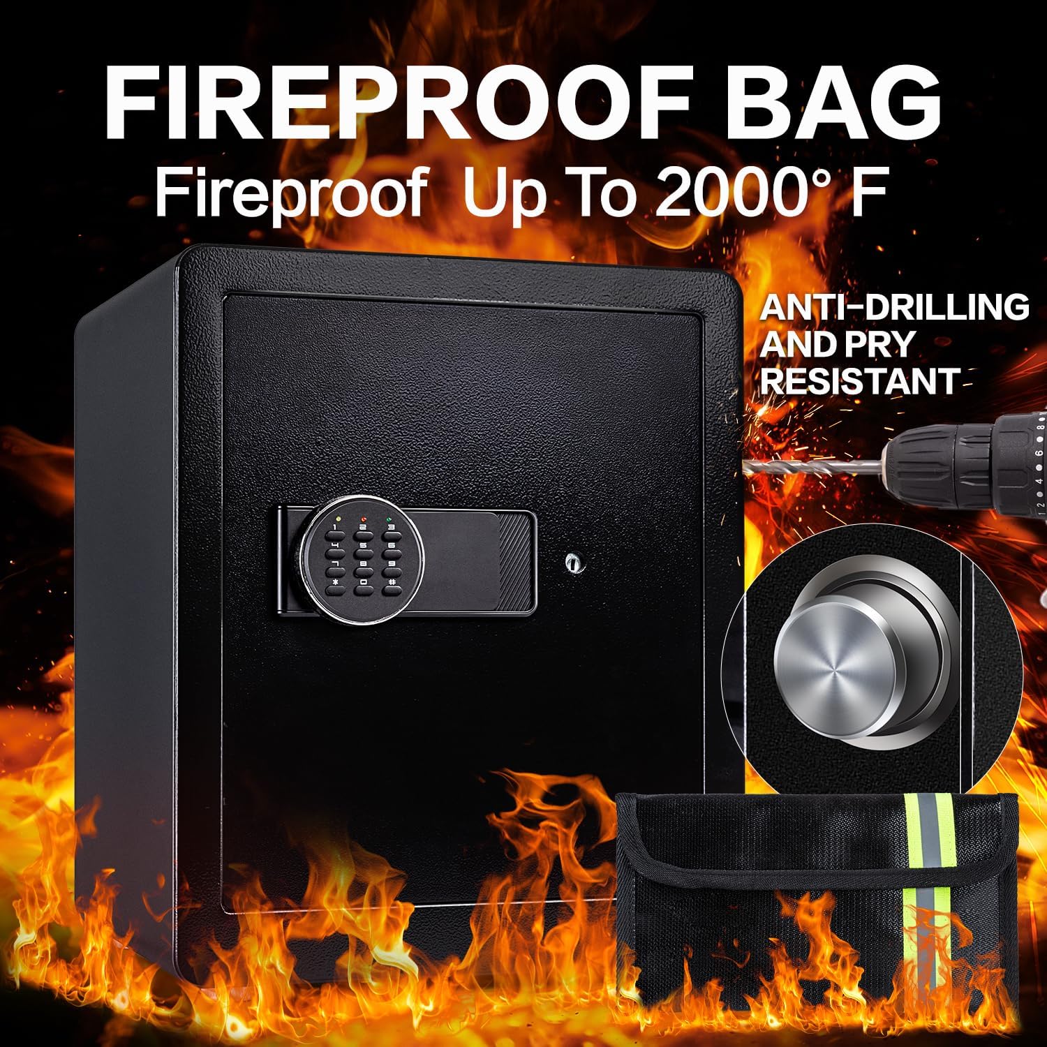 Safe Box, 1.9 Cubic Feet Secur - Safe Box Digital บทวิจารณ์และราคา