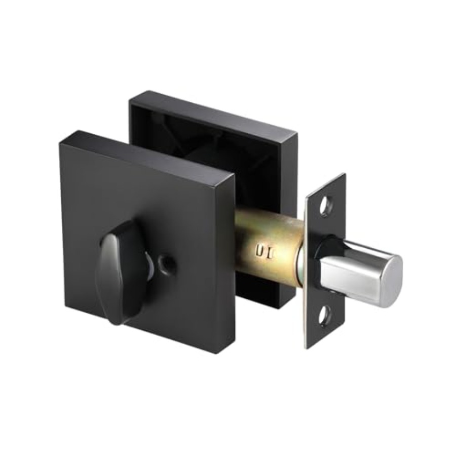 Matte Black Square Single Cyli - Home Security Locks For Doors บทวิจารณ์และราคา