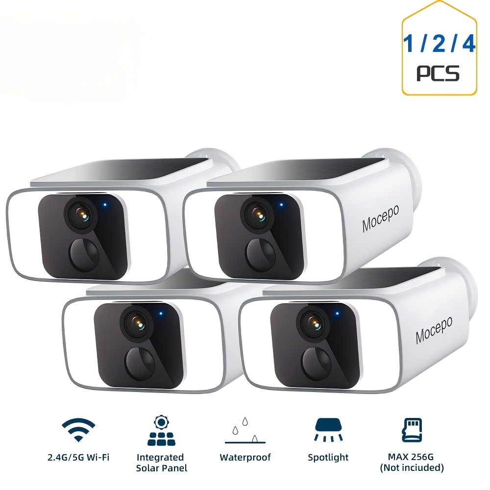 1/2/4pcs HEIYOUCAM 4MP Solar S - Home Security No Wifi บทวิจารณ์และราคา