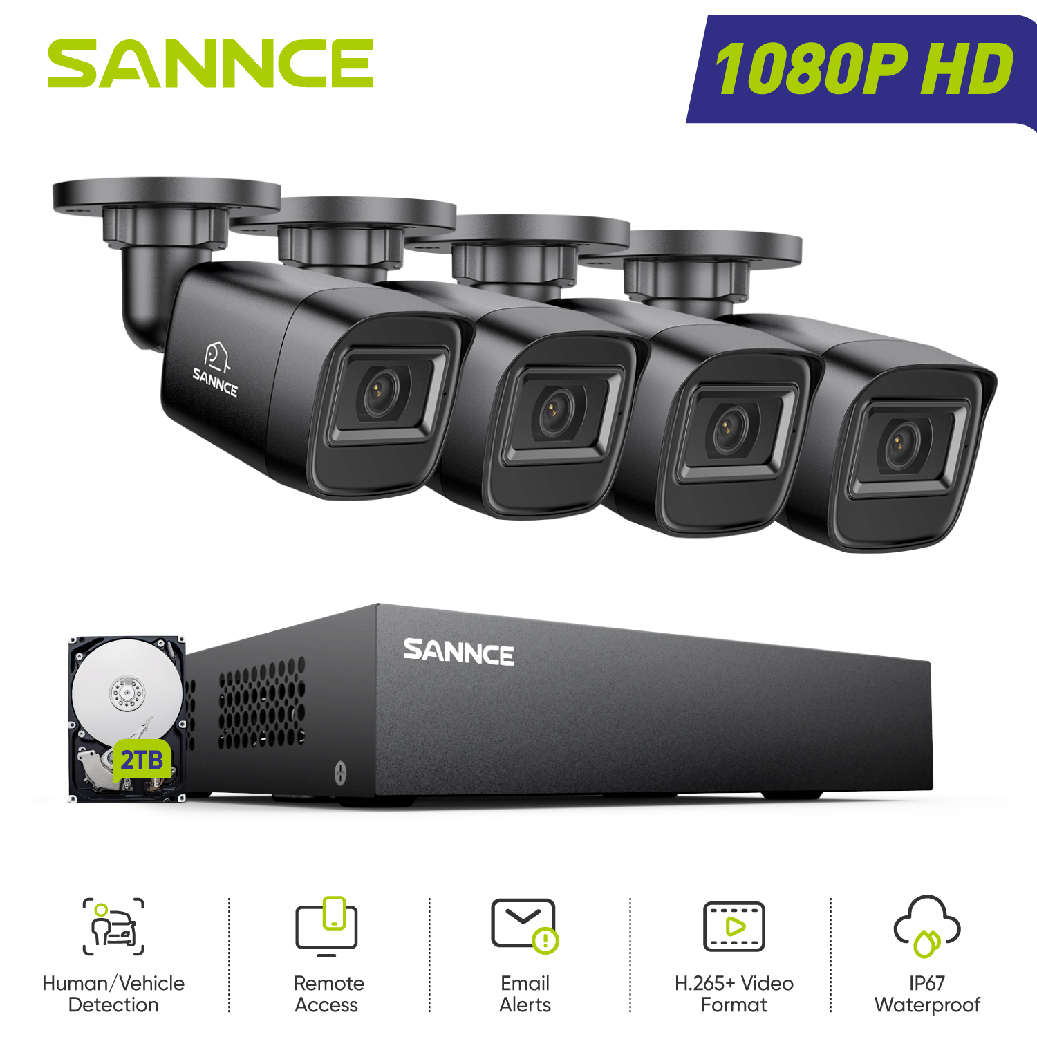 SANNCE 1080P Security Camera S - Home Security Items บทวิจารณ์และราคา