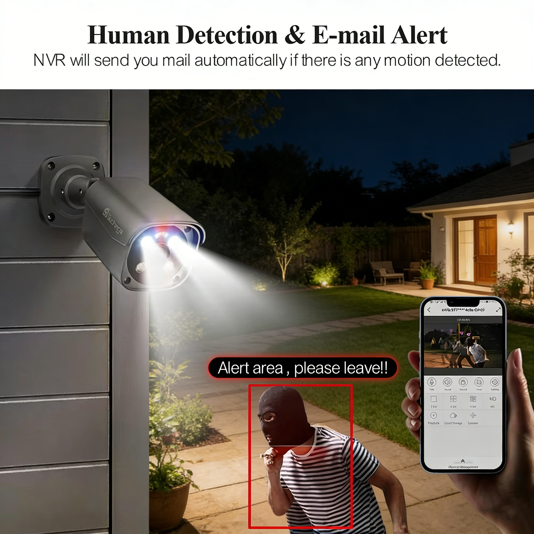 Techage 8CH 5MP 8MP Security C - Home Security Outdoor Camera System บทวิจารณ์และราคา