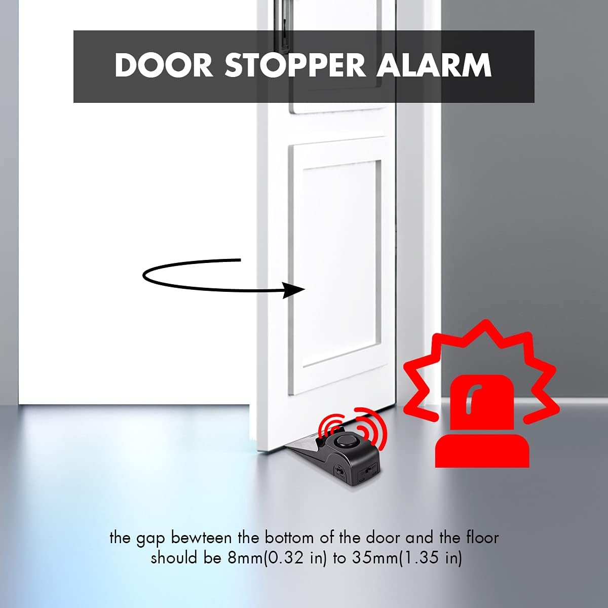 Door Stop Alarm, Door Stopper  - Door Wedge Alarm บทวิจารณ์และราคา