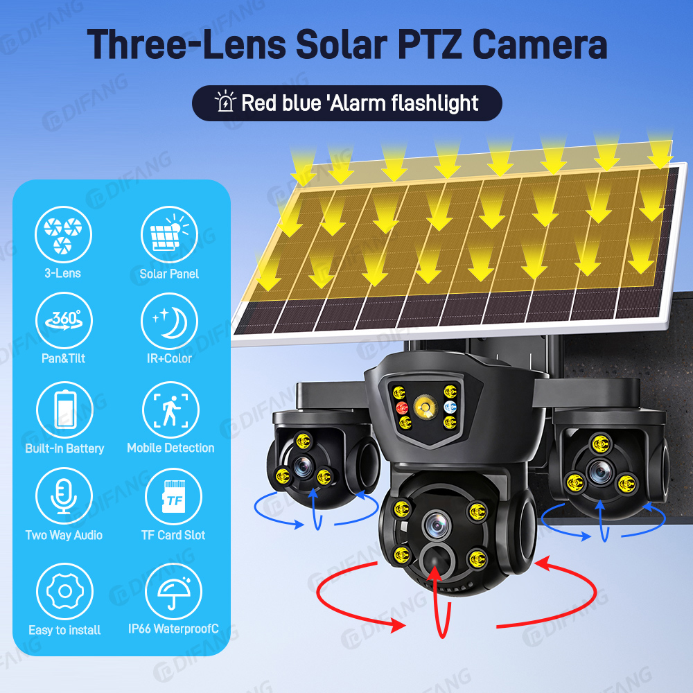 V380 Pro New 20MP WIFI Solar C - Home Security Outdoor Camera System บทวิจารณ์และราคา