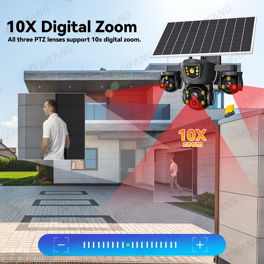 V380 Pro New 20MP WIFI Solar C - Home Security Outdoor Camera System บทวิจารณ์และราคา