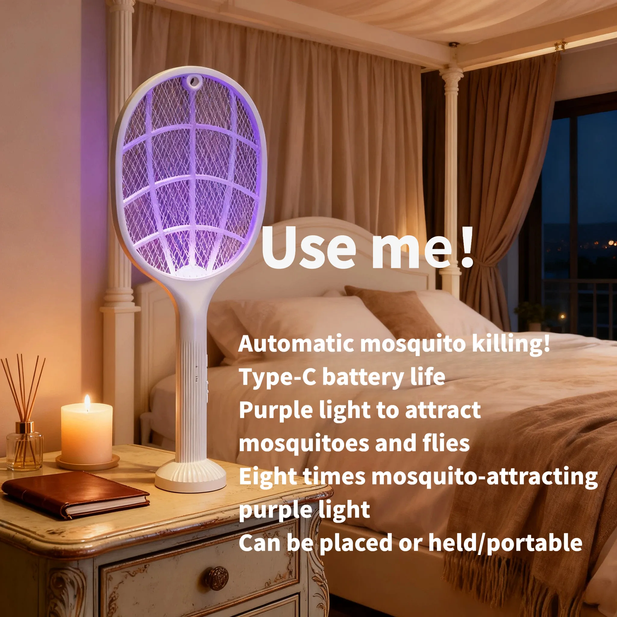 2-in-1 Smart Bug Zapper Racket - Home Security Fence บทวิจารณ์และราคา