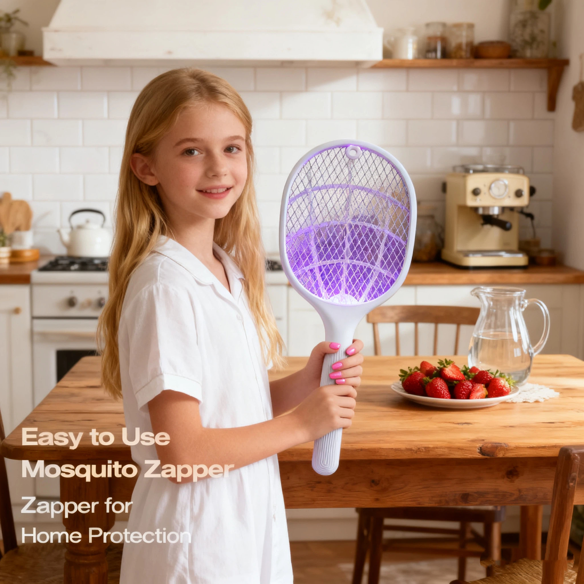 2-in-1 Smart Bug Zapper Racket - Home Security Fence บทวิจารณ์และราคา