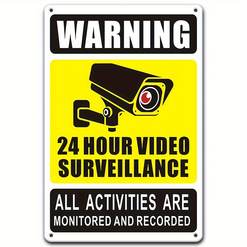 24/7 Video Surveillance Warnin - Home Security Items บทวิจารณ์และราคา