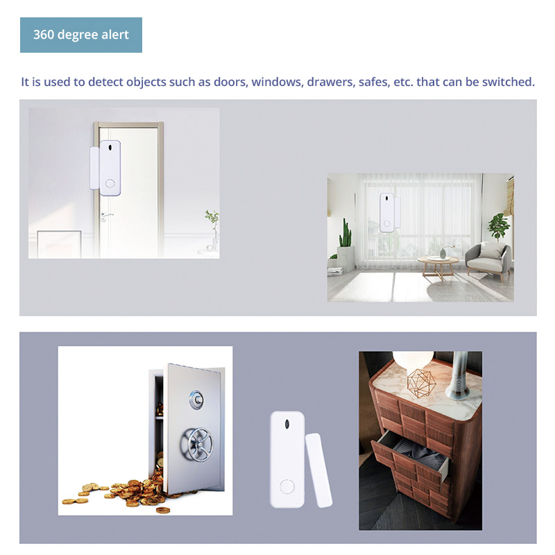 D10 Window Door Sensor Alarm 4 - Home Security Kit บทวิจารณ์และราคา