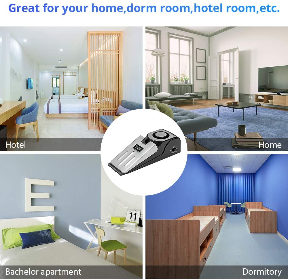 1Pc Door Stopper Alarm Portabl - Door Wedge Alarm บทวิจารณ์และราคา