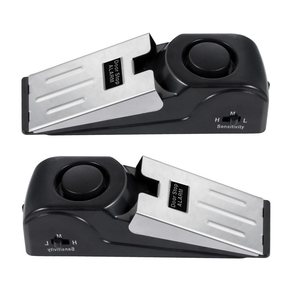2pcs Door Stop Alarm for Home  - Door Wedge Alarm บทวิจารณ์และราคา