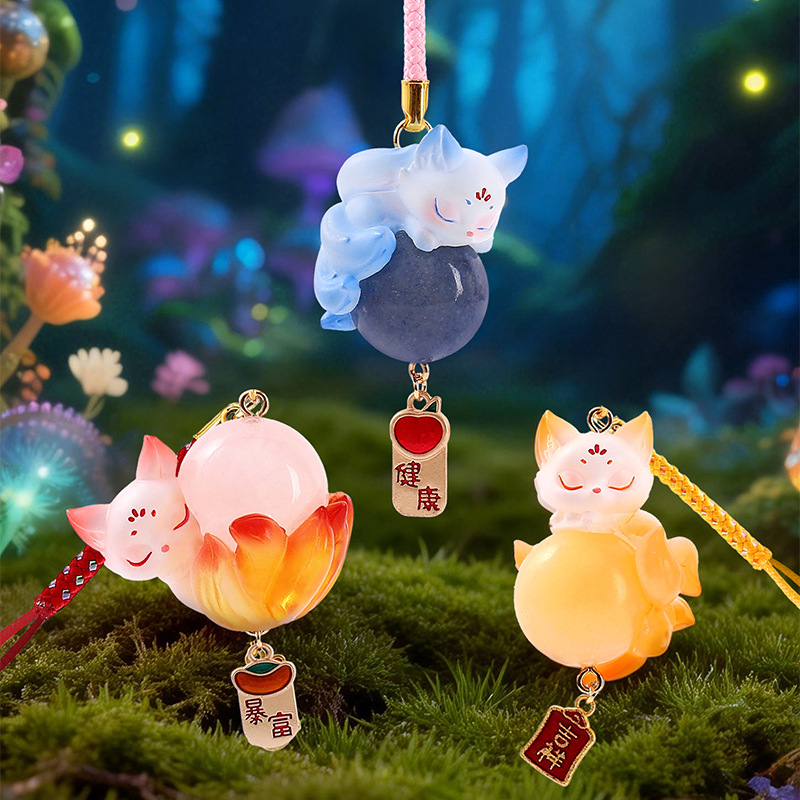 Nine-Tailed Fox Blind Box Crys - Home Security Items บทวิจารณ์และราคา