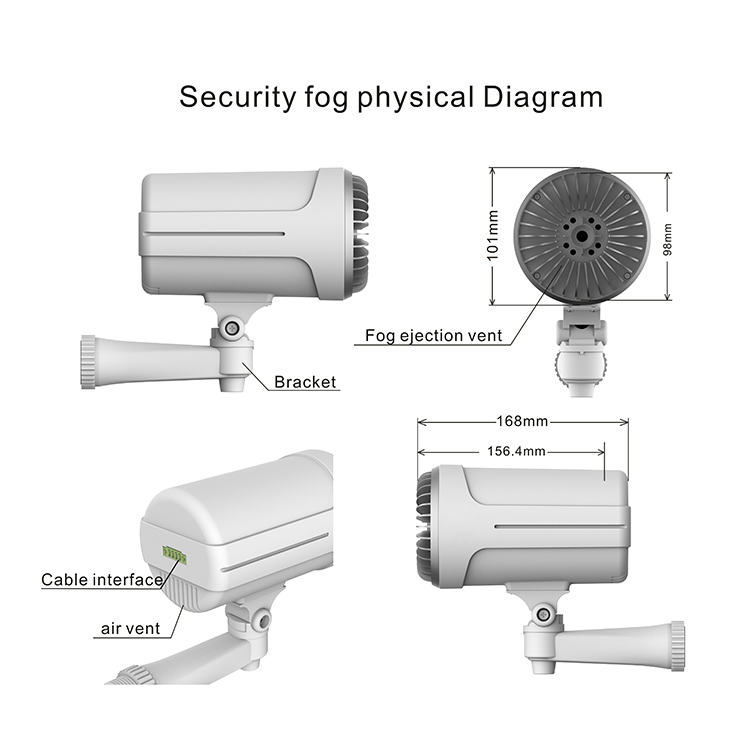Anti-Theft Fog Security Alarm  - Home Security Fog System บทวิจารณ์และราคา