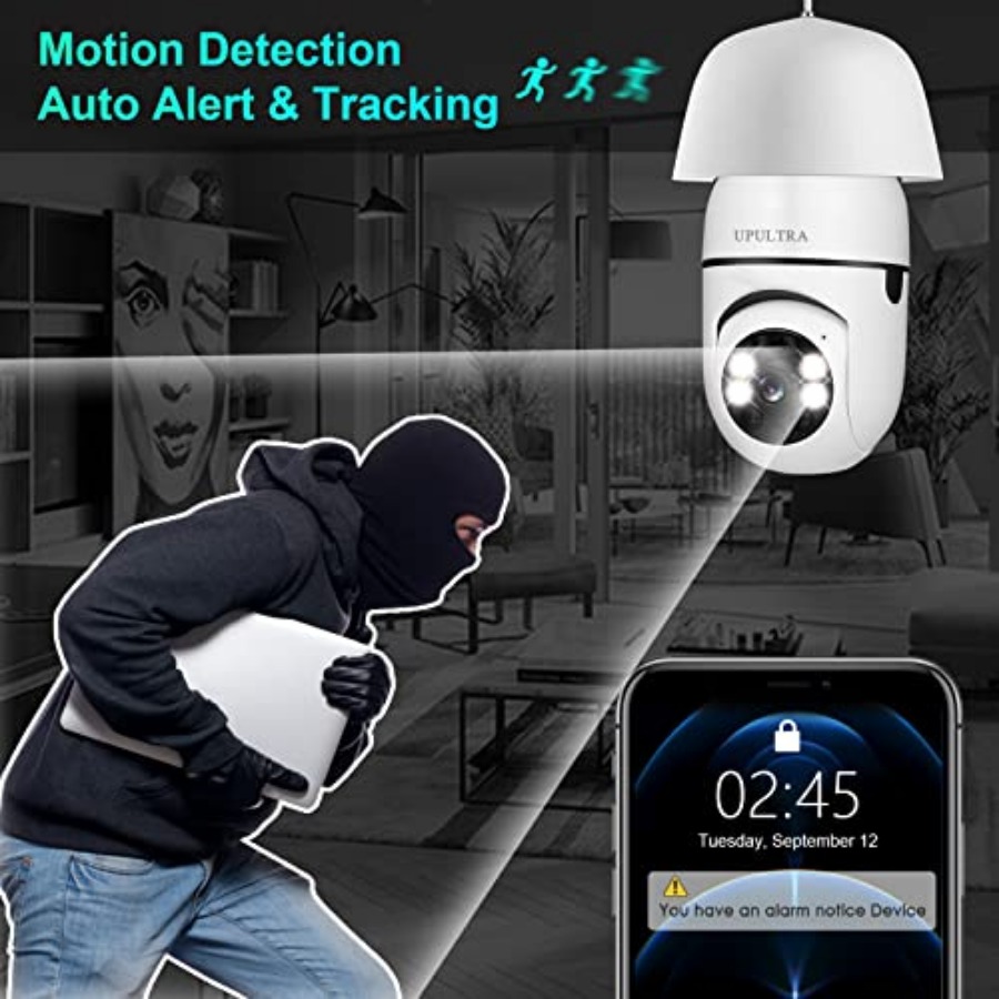 Light Bulb 1080P Security Wire - Home Security And Cameras บทวิจารณ์และราคา