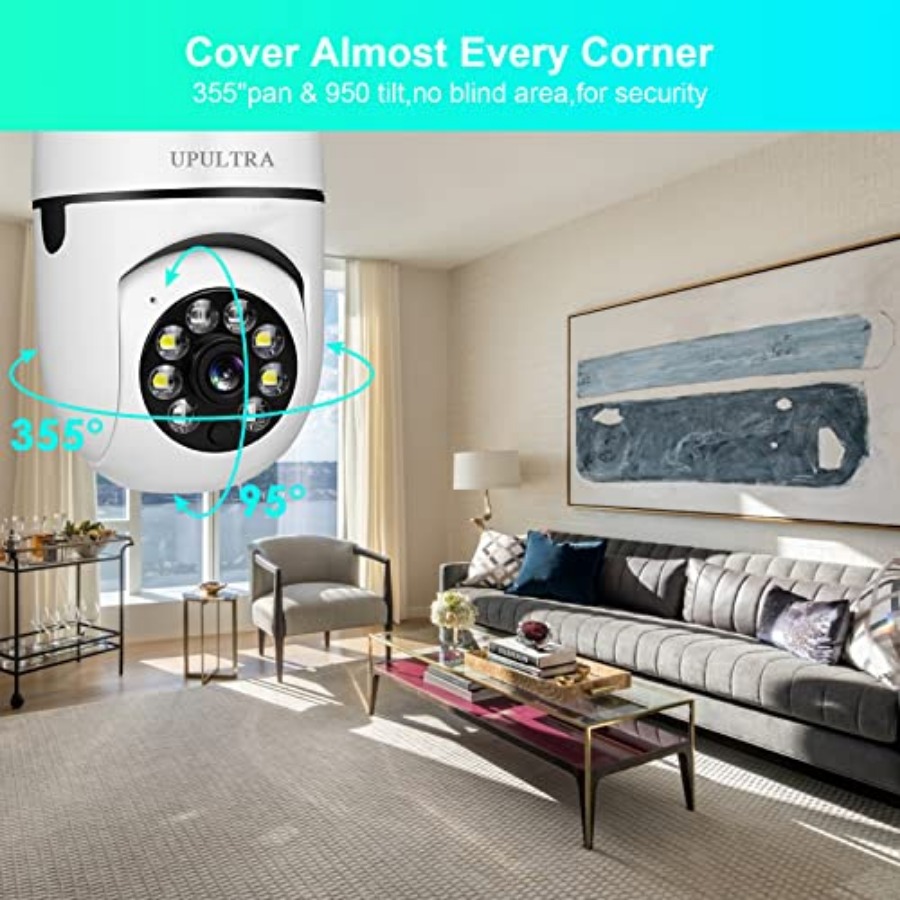 Light Bulb 1080P Security Wire - Home Security And Cameras บทวิจารณ์และราคา
