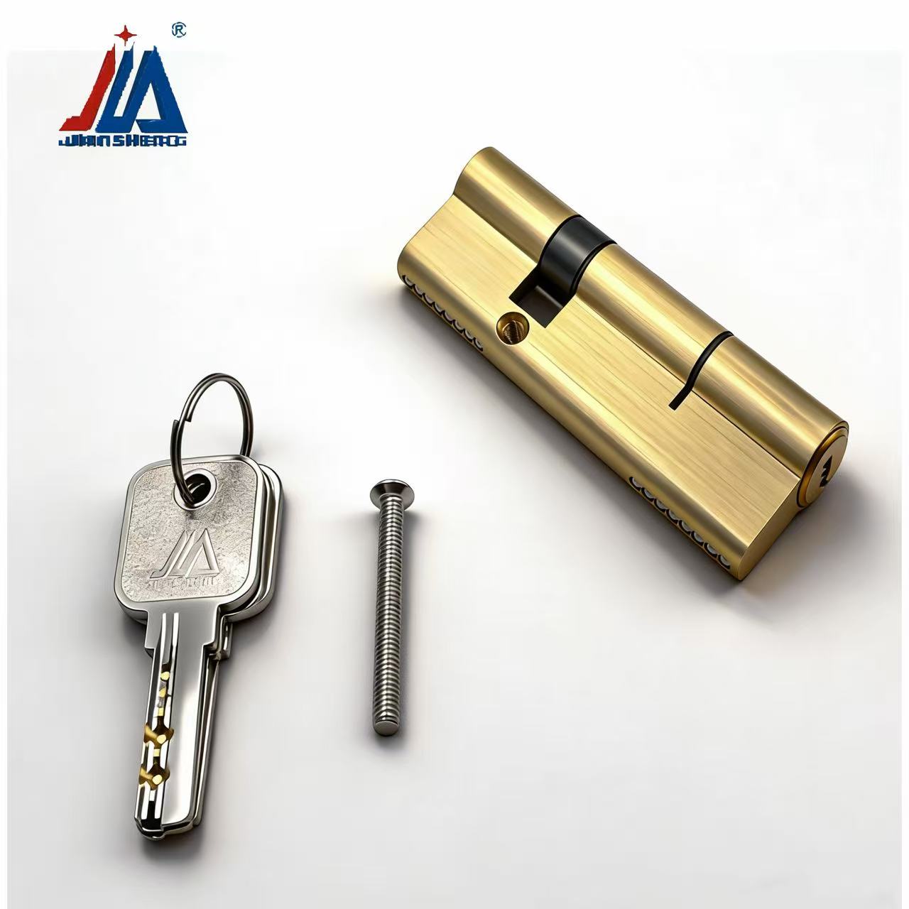 Solid Brass Door Lock Cylinder - Home Security Locks For Doors บทวิจารณ์และราคา