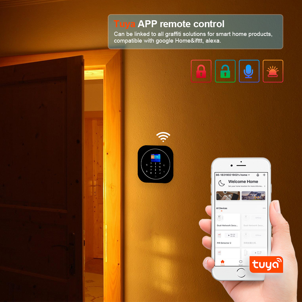 KERUI G12 Wireless Tuya Home A - Home Security No Wifi บทวิจารณ์และราคา