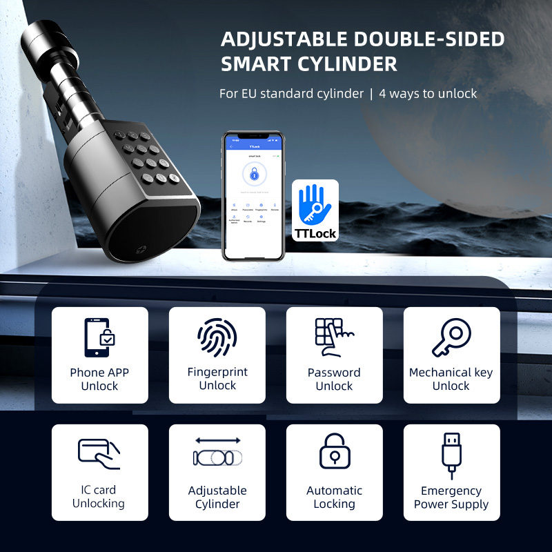 Smart Euro Cylindrical Door Lo - Home Security Locks For Doors บทวิจารณ์และราคา