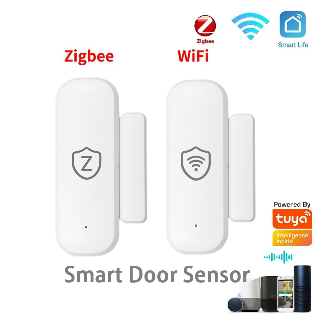 Tuya WiFi Zigbee Door Window S - Door Wedge Alarm บทวิจารณ์และราคา