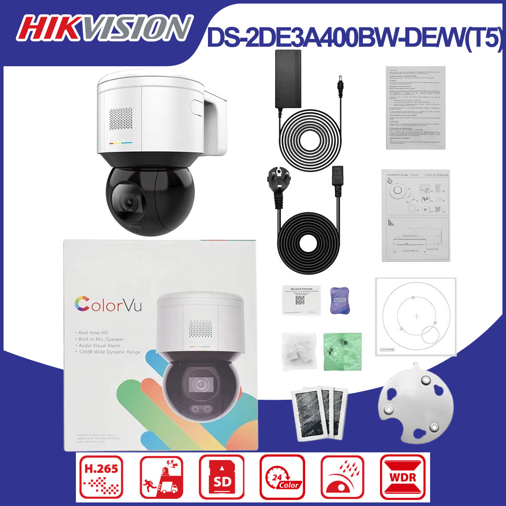 Hikvision DS-2DE3A400BW-DE/W(T - Home Security Hikvision บทวิจารณ์และราคา