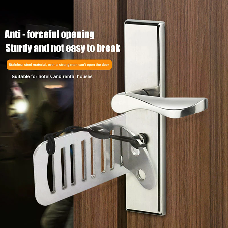 Portable Door Travel Home Lock - Home Security Locks For Doors บทวิจารณ์และราคา