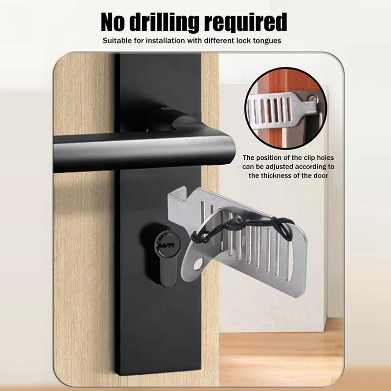 Portable Door Travel Home Lock - Home Security Locks For Doors บทวิจารณ์และราคา