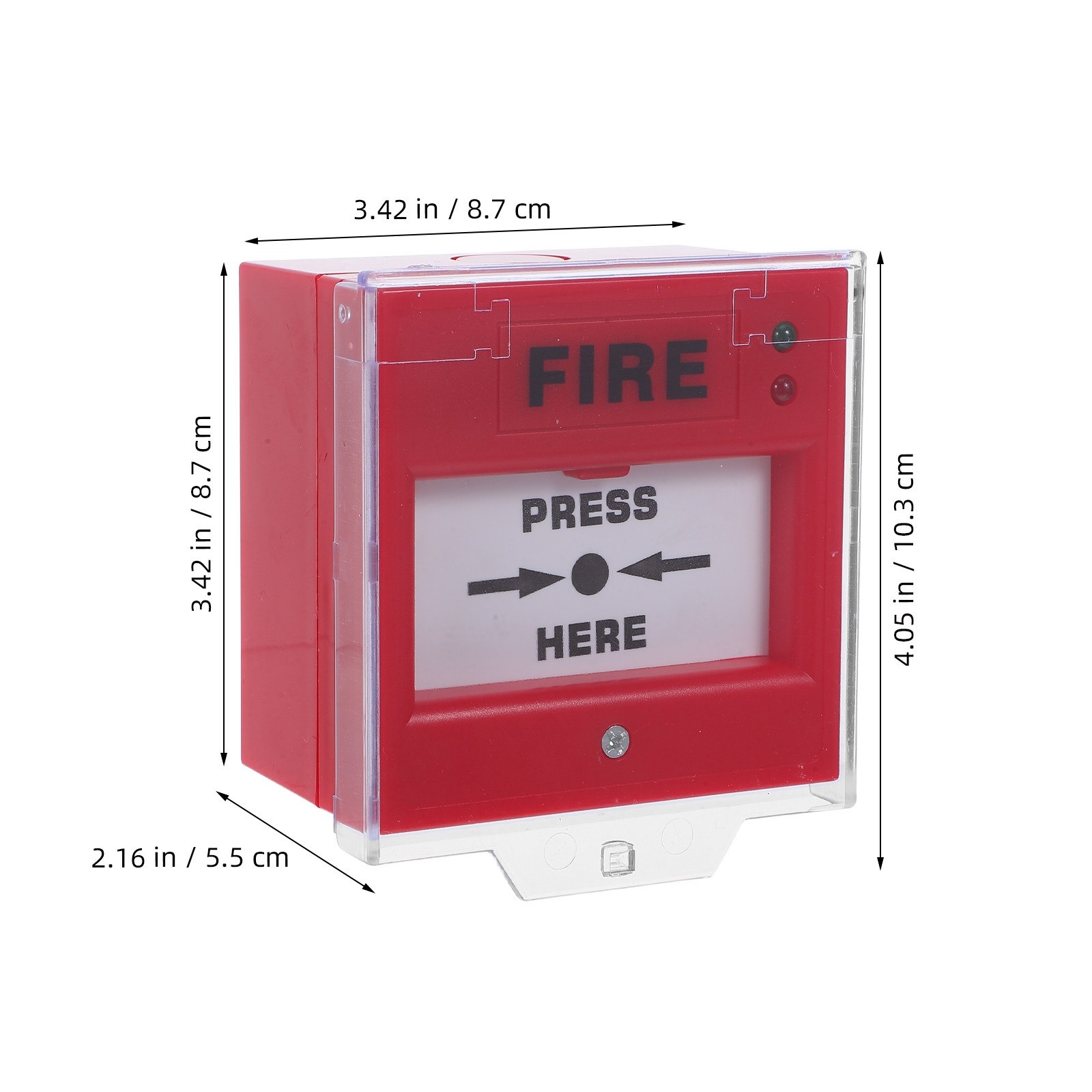 Fire Alarm Pull Station Emerge - Home Security Officer บทวิจารณ์และราคา