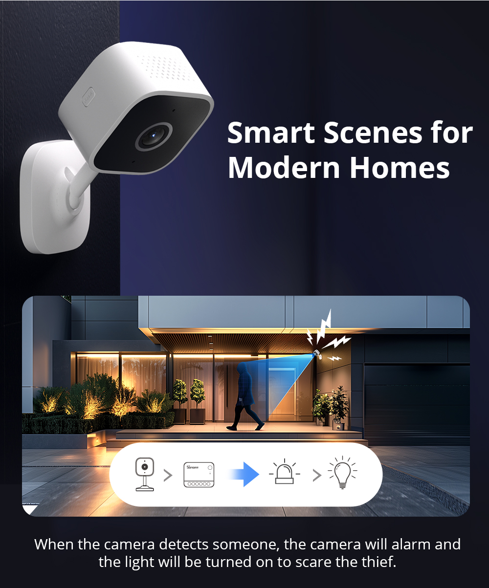 SONOFF CAM Slim Gen2 WiFi Smar - Home Security No Wifi บทวิจารณ์และราคา