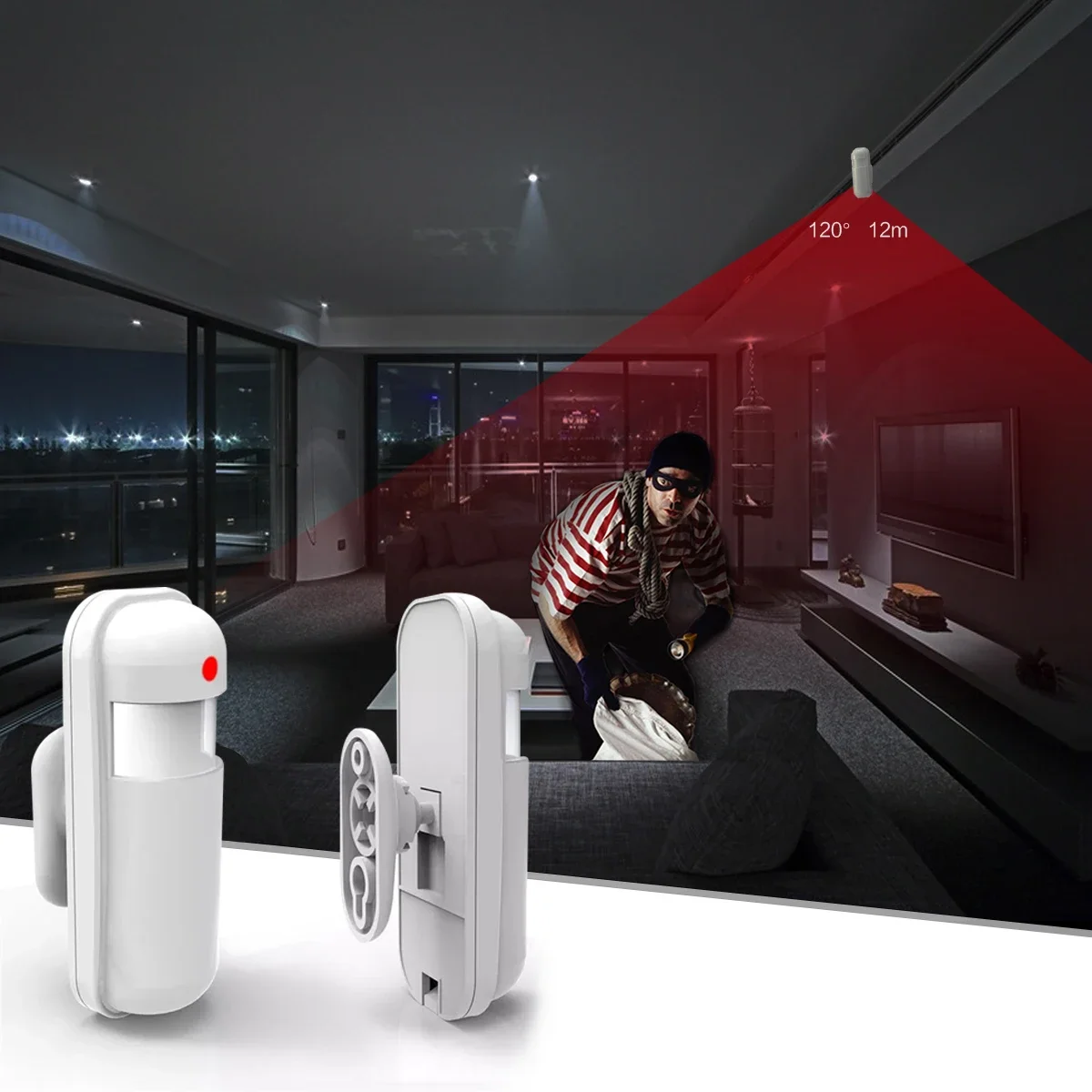 433MHz Motion Sensor Wireless  - Home Security Kit บทวิจารณ์และราคา