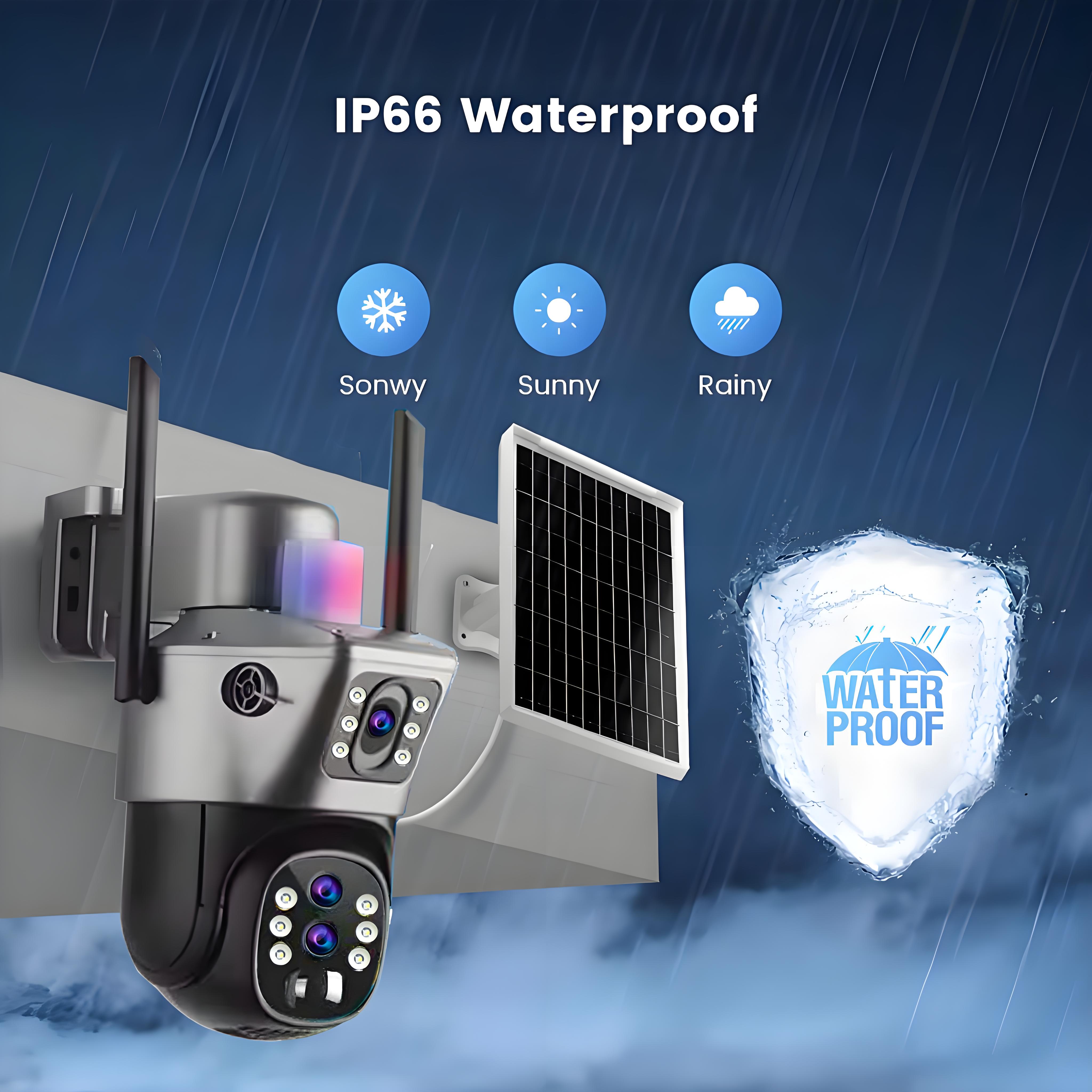10x Zoom 4G SIM Solar Camera O - Home Security Outdoor Cameras บทวิจารณ์และราคา
