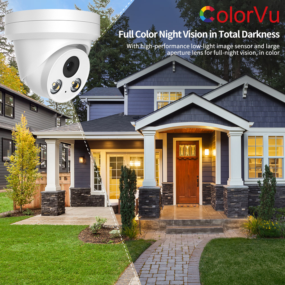 Hikvision Compatible 8MP 4K IP - Home Security Hikvision บทวิจารณ์และราคา