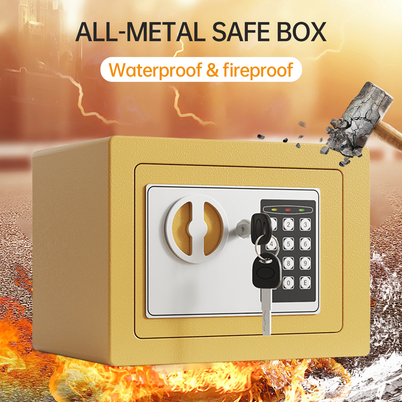 Home Safes Fireproof Waterproo - Safe Box Digital บทวิจารณ์และราคา