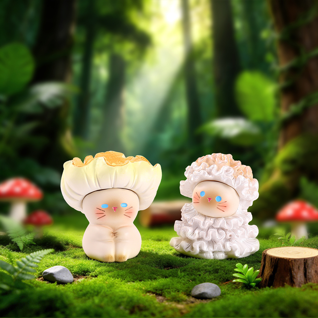 Mushroom Meow Blind Box Cute C - Home Security Items บทวิจารณ์และราคา