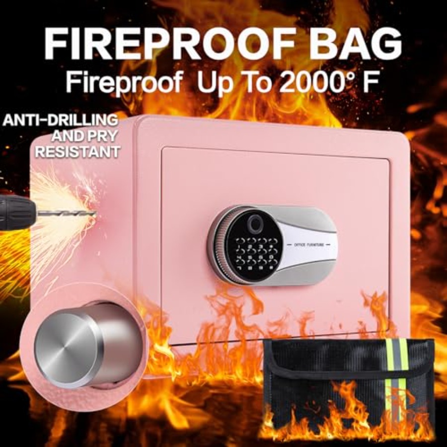 0.6 Cubic Feet Biometric Safe  - Safe Box Digital บทวิจารณ์และราคา
