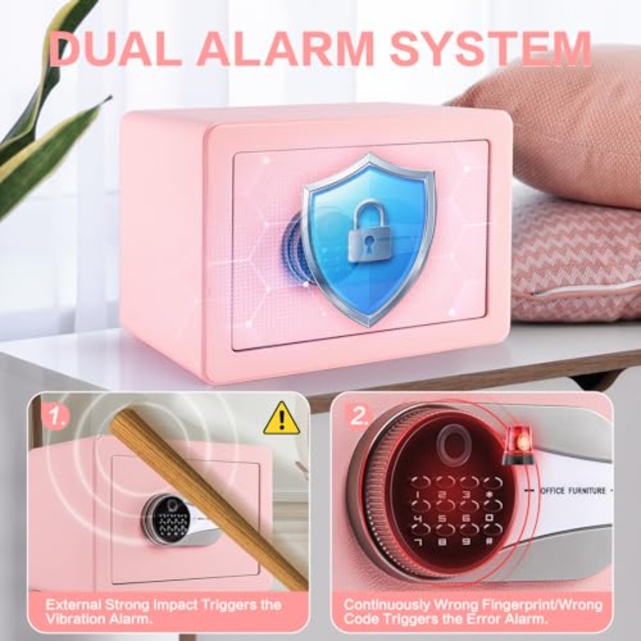 0.6 Cubic Feet Biometric Safe  - Safe Box Digital บทวิจารณ์และราคา