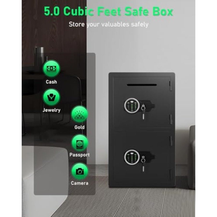 5.0 Cu ft Extra Large Safe Fir - Safe Box Digital บทวิจารณ์และราคา