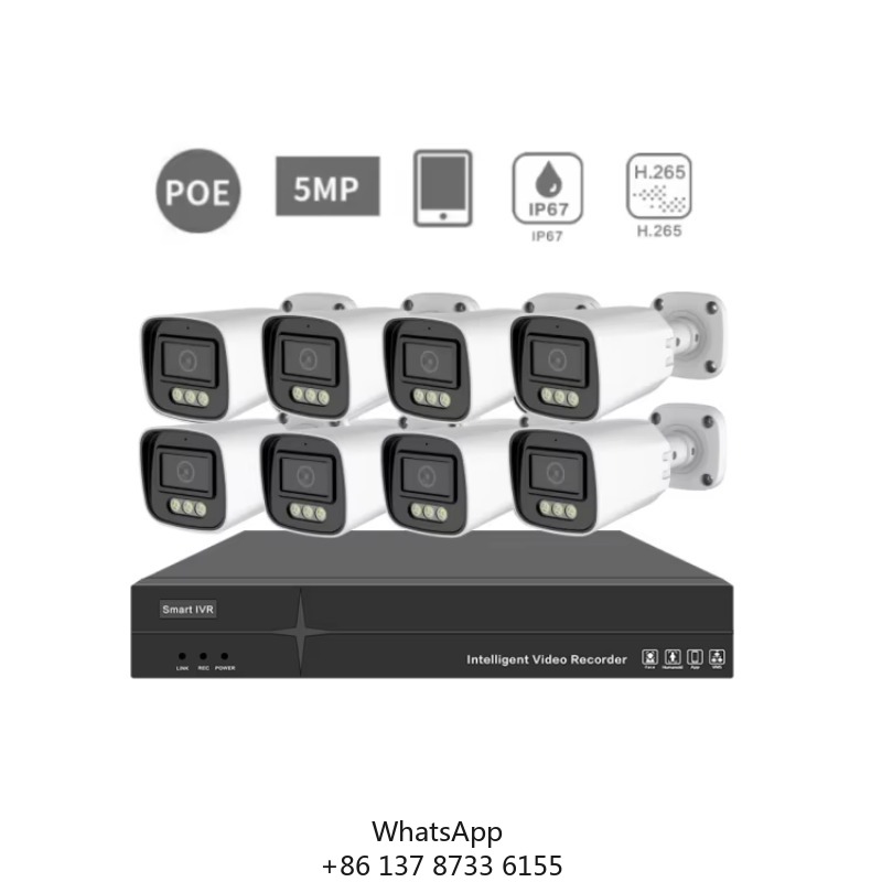 5MP 4CH 8CH Home Cctv Security - Home Security Systems With Cameras บทวิจารณ์และราคา