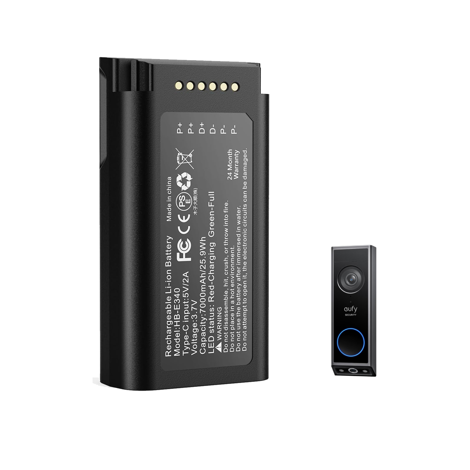 7000mAh Rechargeable Lithium B - Home Security Eufy บทวิจารณ์และราคา