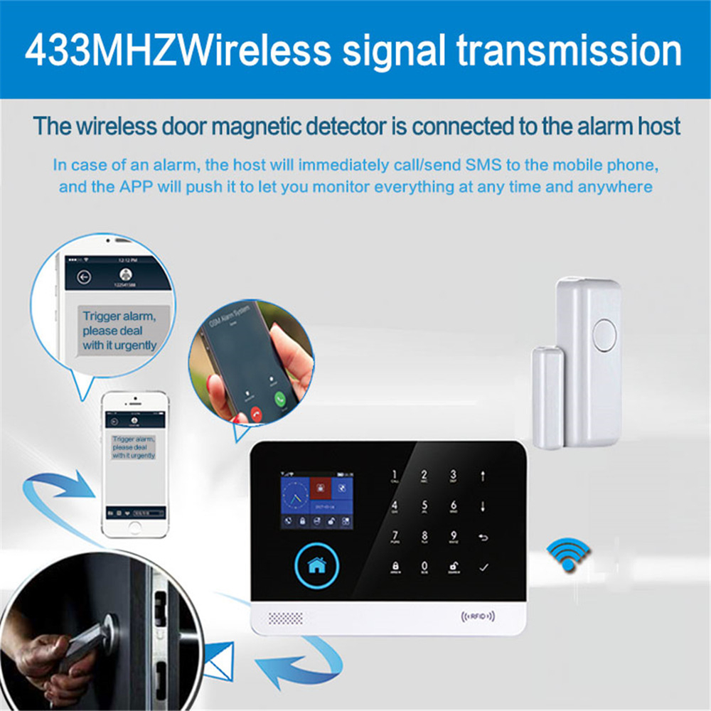 433mhz  Wireless Window Door M - Home Security Kit บทวิจารณ์และราคา