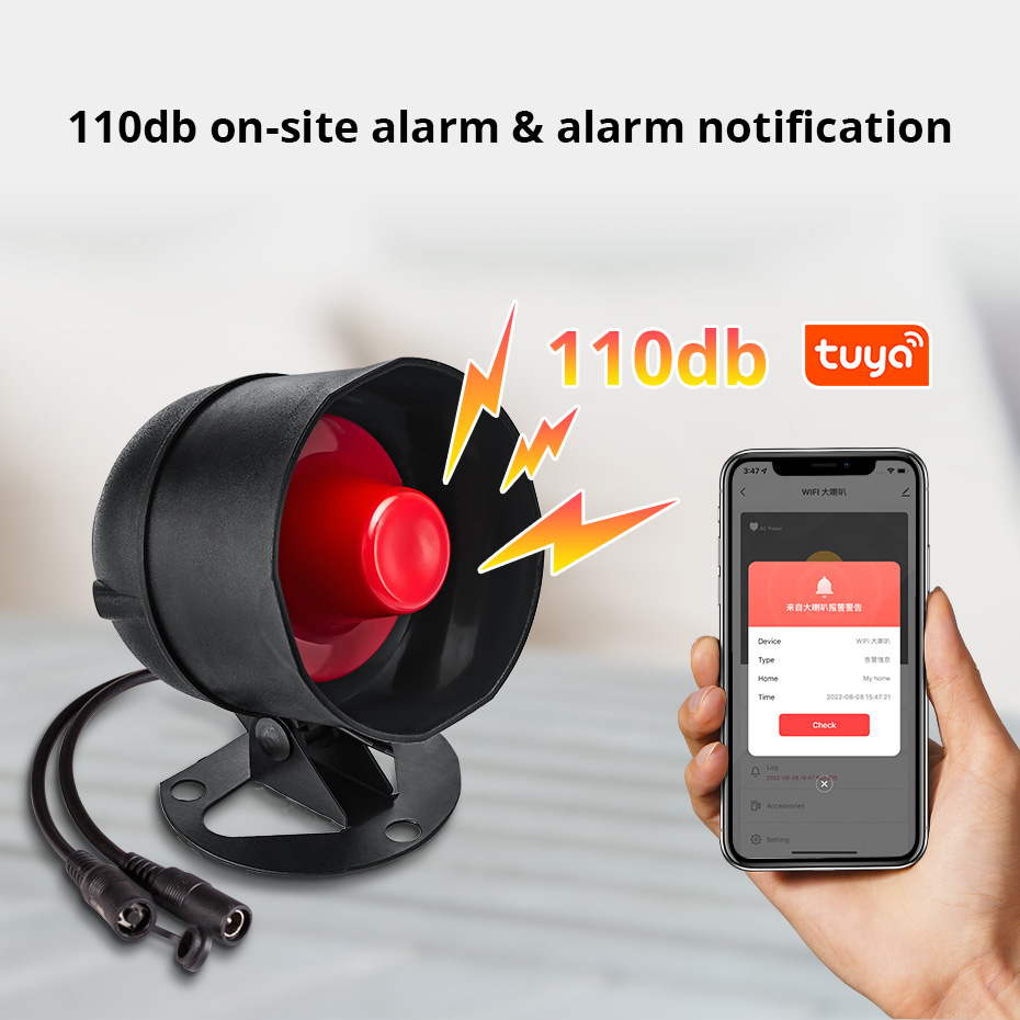 KERUI Tuya WIFI Loudly Speaker - Home Security No Wifi บทวิจารณ์และราคา