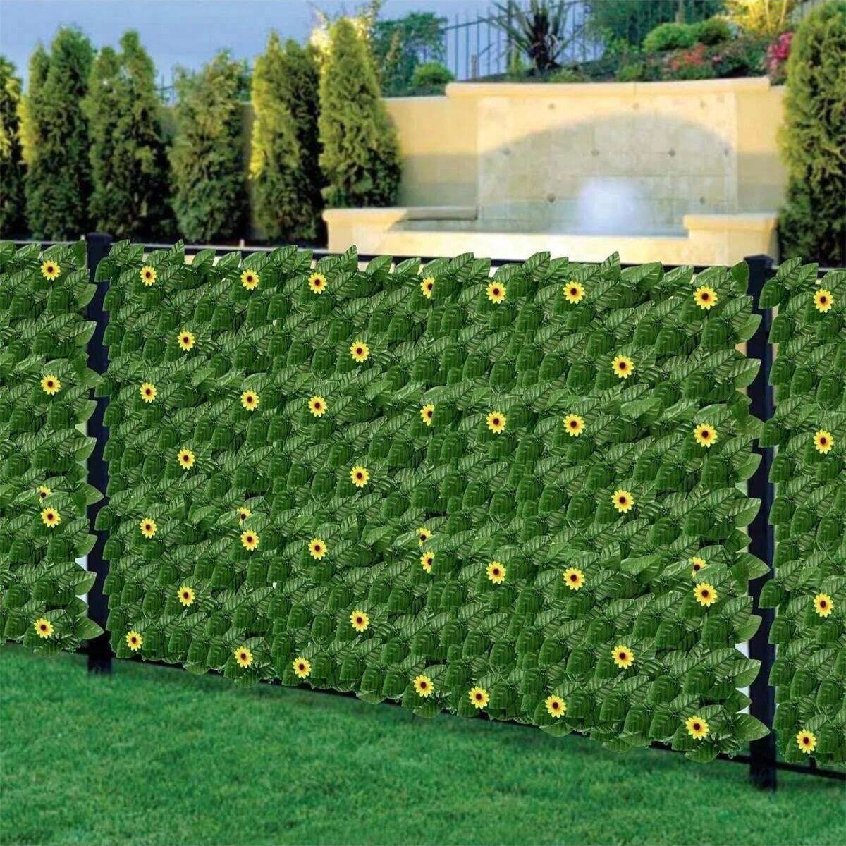 Green Artificial Ivy Privacy F - Home Security Fence บทวิจารณ์และราคา
