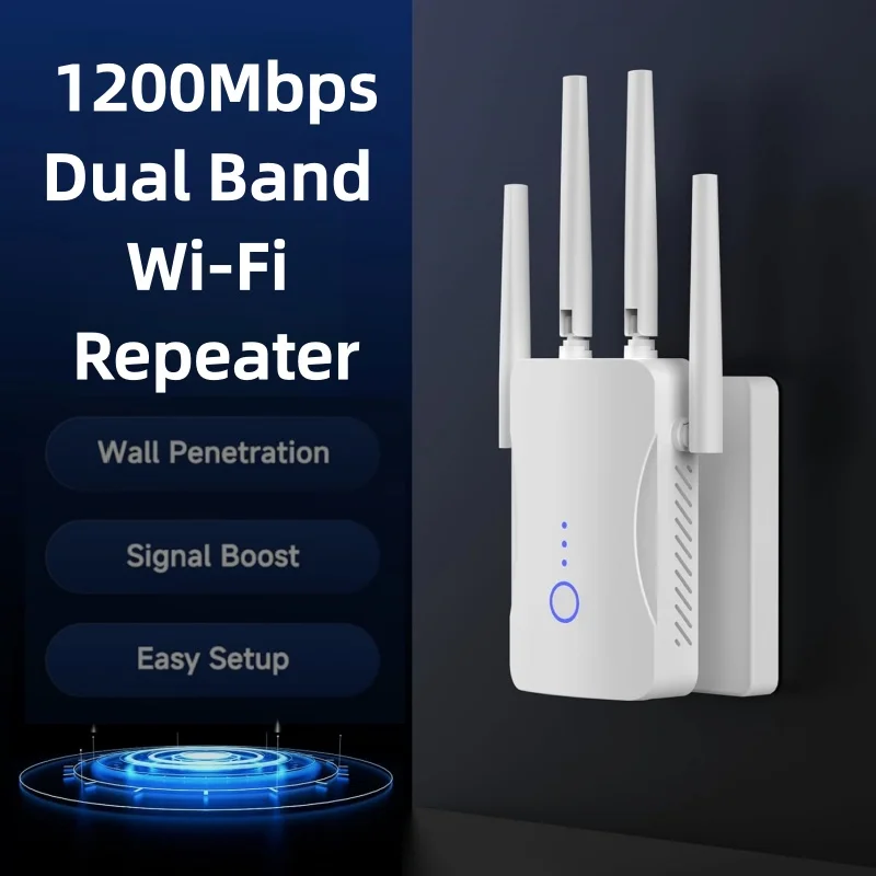 2.4G/5GHz Dual Band WiFi Repea - Home Security No Wifi บทวิจารณ์และราคา