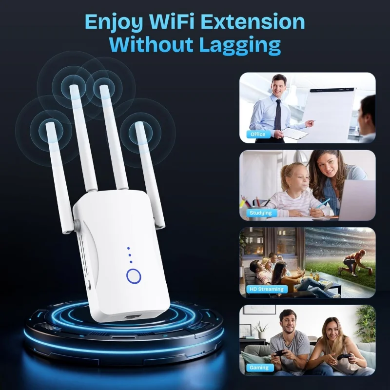 2.4G/5GHz Dual Band WiFi Repea - Home Security No Wifi บทวิจารณ์และราคา