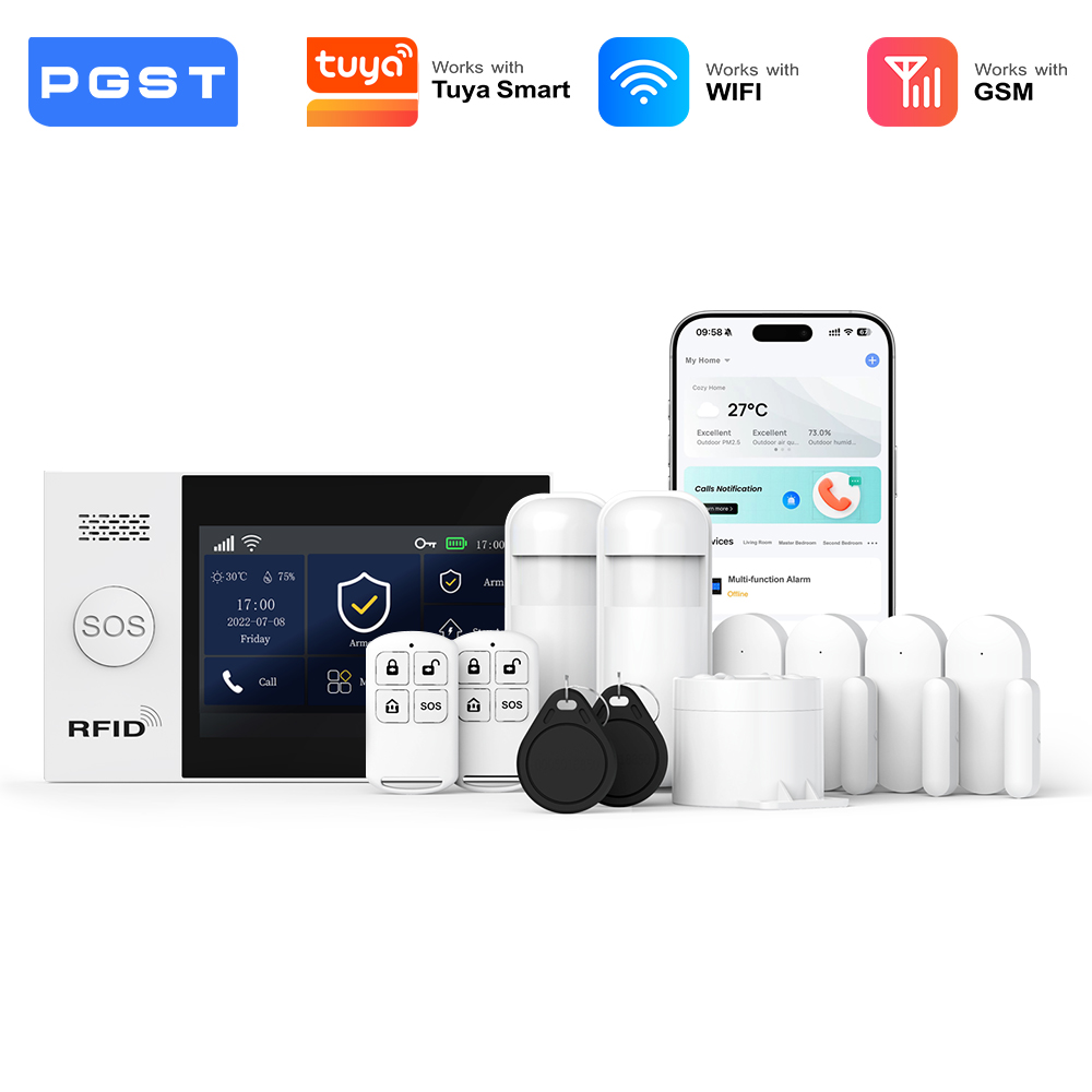 PGST 2G WiFi Alarm System Kit  - Home Security No Wifi บทวิจารณ์และราคา