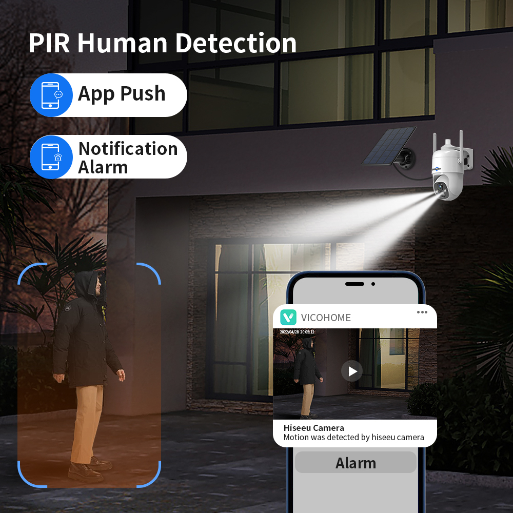 Hiseeu 3MP Cloud AI WiFi Video - Home Security Outdoor Camera System บทวิจารณ์และราคา