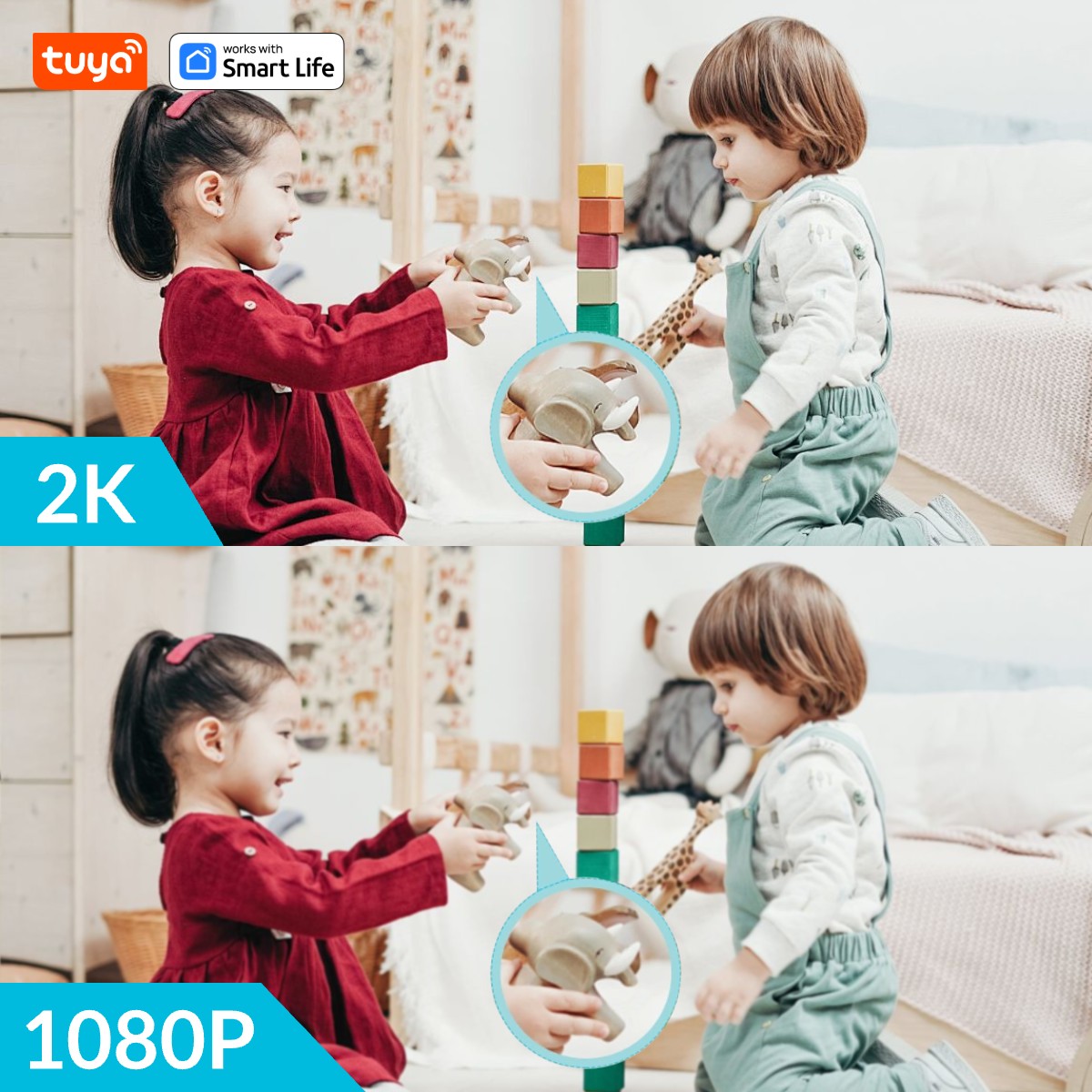 Tuya Smart 3MP HD Indoor Home  - Home Security Eufy บทวิจารณ์และราคา