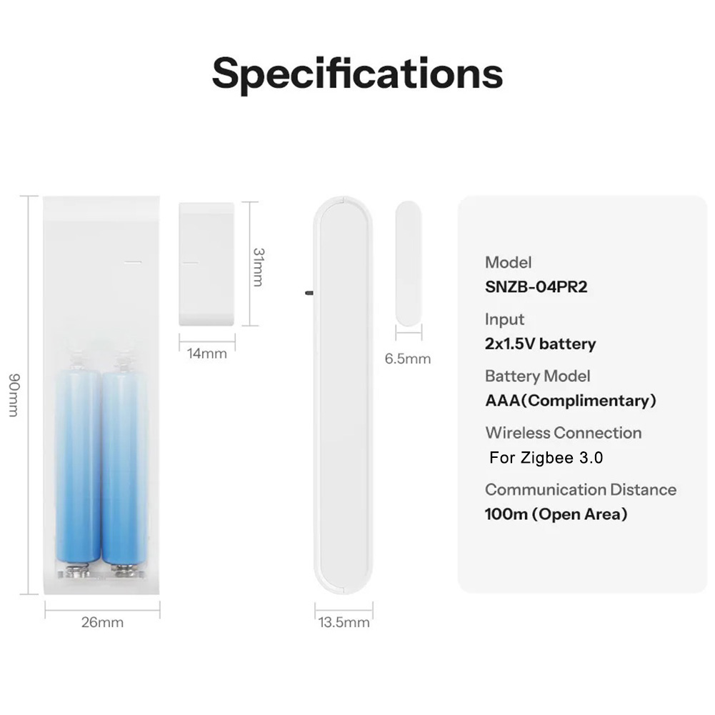 SNZB-04PR2 For Zigbee Door W - Home Security Features บทวิจารณ์และราคา